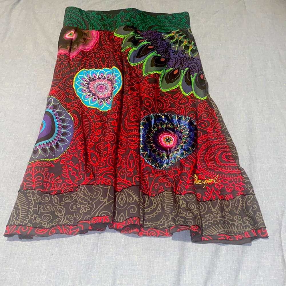 Desigual Multi Color Skirt XS BNNT